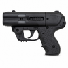 JPX 4 Compact C2 LE black pepper spray gun with integrated laser, four-shot primer-fired Jet Protector system for less-lethal personal protection.