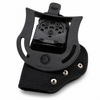 Black paddle‑style holster designed for the JPX 4 Compact, shown with contoured body and wide paddle mount.