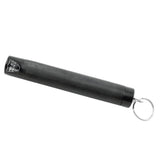 keyring attachment detail on 12‑inch expandable baton in closed position