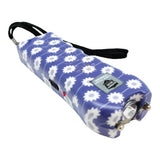 Ladies' Choice rechargeable stun gun with LED flashlight, personal alarm, holster, wrist lanyard, and multiple color options.