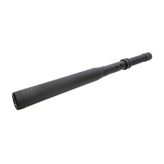 Streetwise Lightning Rod 7 Million Volt 18-inch rechargeable stun baton with LED flashlight and Grab Guard protection.
