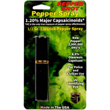 compact pepper spray disguised in a cosmetic‑style tube inside manufacturing packaging