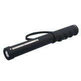 Streetwise mini lightning rod 7,000,000 stun baton with LED flashlight, grab guard strips, and rechargeable design