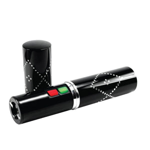 perfume Protector stun gun with safety cap shown