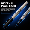 Self‑defense pen disguised as a standard permanent marker, displayed to highlight its covert everyday look.