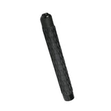 21‑inch steel expandable baton with rubberized grip showning the hard tip