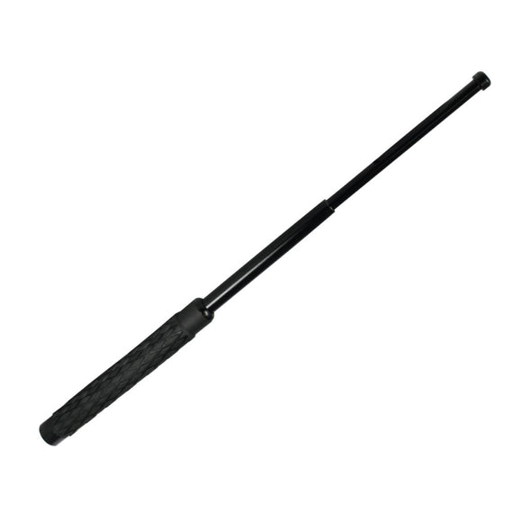 Police Force 21 inch expandable steel baton with rubberized handle and nylon holster