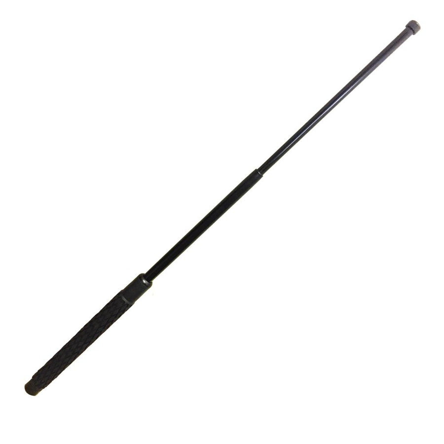 Police Force 31 inch expandable steel baton with rubberized handle and heavy-duty nylon holster