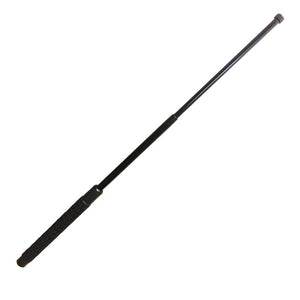 Police Force 31 inch expandable steel baton with rubberized handle and heavy-duty nylon holster