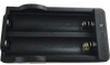 close‑up of the Police Force stun baton flashlight charger showing plug design and connection point