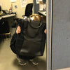 Streetwise Pro‑Tech tote displayed upright showing being used as a sheild for protection