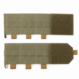 Detailed image of the AR500 Regicide integrated into a tactical cummerbund system with visible mounting hardware.