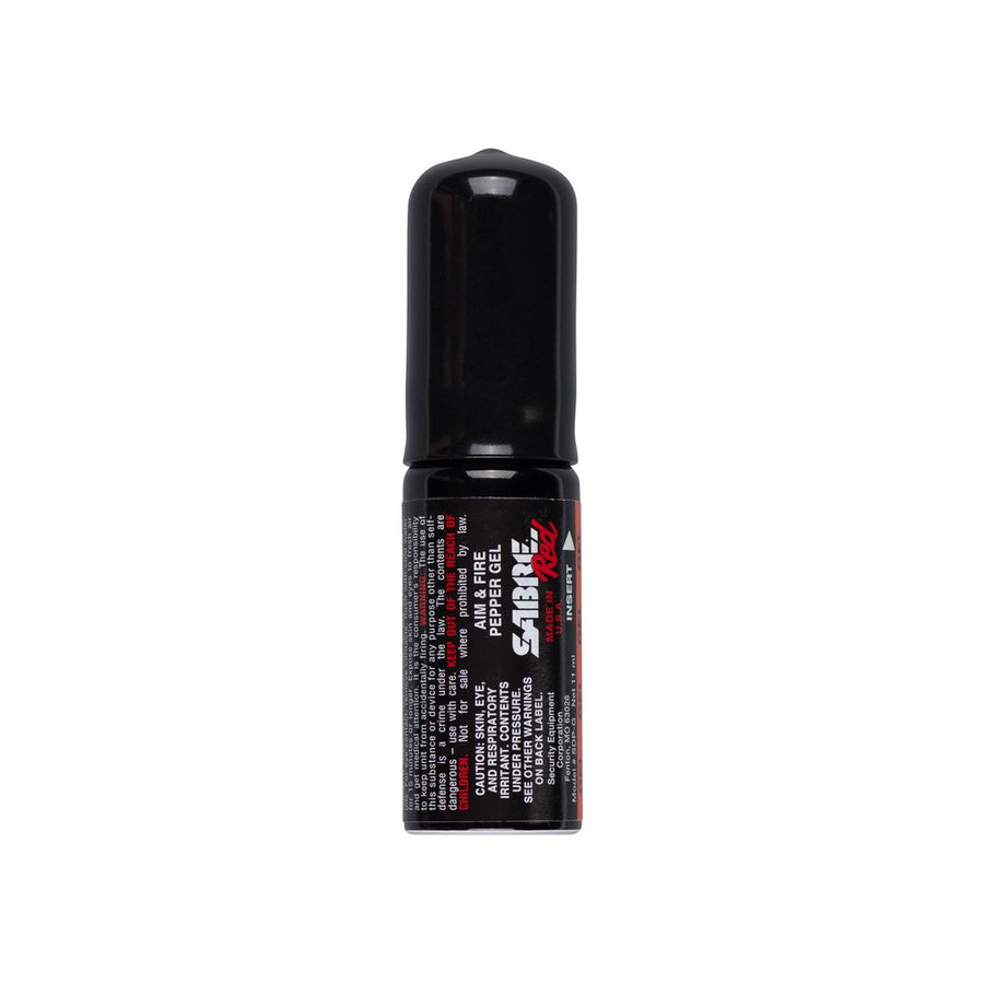 SABRE Aim and Fire Pepper Gel refill cartridge for the Aim and Fire launcher with police-strength gel formula and 15-foot range.
