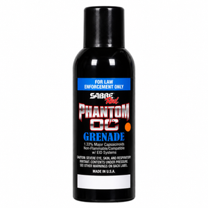 SABRE Phantom MK-5 4 oz evaporating fog aerosol grenade with 1.33% Major Capsaicinoids.