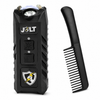 3-N-1 Safe Keeper rechargeable stun gun with comb knife self-defense bundle on white background.