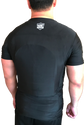 Safe‑T‑Shirt plate carrier with integrated holsters and front/back armor compartments