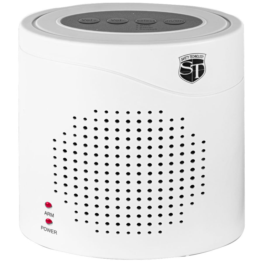 Safety Technology Barking Dog Alarm with radar motion detection and wireless remote control.