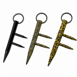 self defense key chain two prong kubotan mix colors