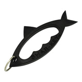 Shar‑Key self‑defense keychain shown in color of black
