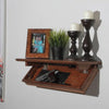 Hidden shelf safe storing valuables like cash jewelry and personal items securely