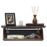 Quick Shelf RFID safe open showing hidden compartment for valuables and secure storage