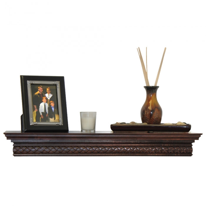Quick Shelf RFID hidden safe wall shelf closed, discreet design blends into home decor