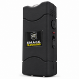 Streetwise SMACK 16 Million Volt rechargeable keychain stun gun with LED flashlight, USB charging, holster, and built-in keychain for everyday personal protection.