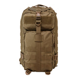 Small tactical backpack in the color tan.