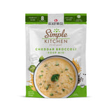 ReadyWise cheddar broccoli soup mix 6 count case featuring shelf-stable soup pouches for emergency food storage and family meals