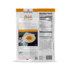 image of ReadyWise cheddar potato soup mix pouches shwoing the nutrition facts and calories per serving