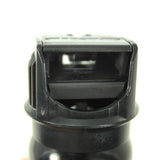 Three‑ounce Streetwise 18 stream pepper spray pictured with the flip‑top lid lifted to display the spray trigger area.
