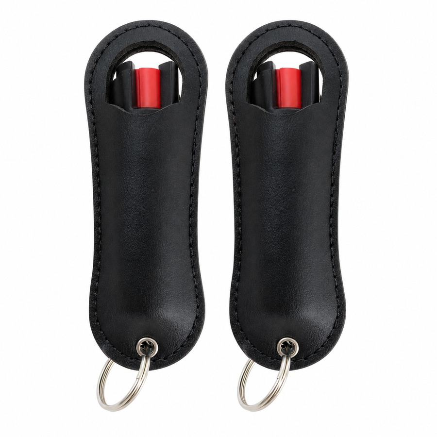 Streetwise 18 stream pepper spray (0.5‑oz) in halo‑style 2 pack value deal.