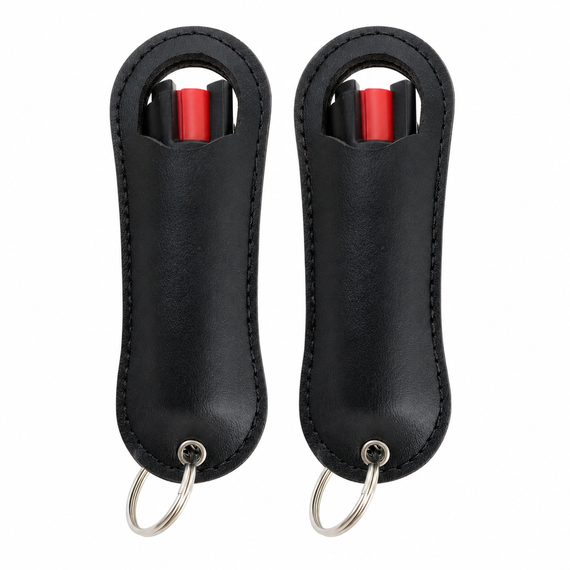Streetwise 18 stream pepper spray (0.5‑oz) in halo‑style 2 pack value deal.