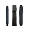 21‑inch steel expandable baton featuring textured rubberized handle and included nylon holster