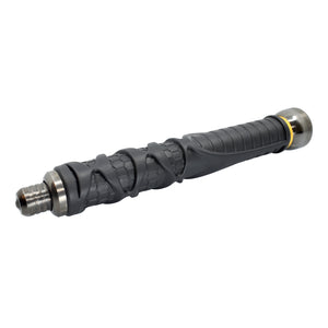 Side view of the Streetwise Dark Knight 21‑inch expandable steel baton showing the full extended shaft and textured grip.