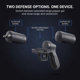 Double Defender Stun Gun and Pepper Gel Gun