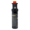 Close‑up of the Streetwise 3‑ounce fogger pepper spray showing the Fire‑Master‑style nozzle and actuator design.