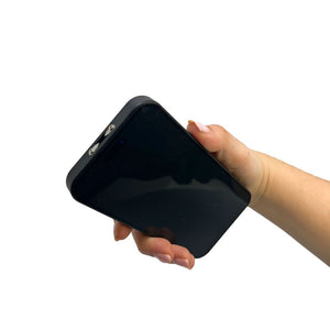 Streetwise FriPhone Pro-tector disguised smartphone stun gun with alarm, LED flashlight and USB-C charging.