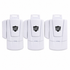 Mini Window Alarm 3-pack with magnetic sensor, deactivation key, and 105 dB home security alarm.