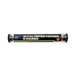 Streetwise .50 caliber 5% PAVA pepper ball refill tube containing 10 projectiles for the HEAT Pepper Launcher.