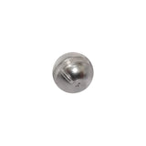 Single .50‑cal Quicksilver pepper ball shown in close view with a smooth metallic‑silver spherical design.