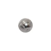 Single .50‑cal Quicksilver pepper ball shown in close view with a smooth metallic‑silver spherical design.