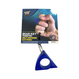 streetwise shar key tooth self defense keyring  color blue manufacturer packaging