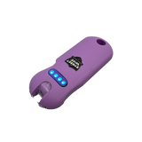 Streetwise Smart Keychain stun gun shown in light purple with its compact body and built‑in keyring attachment.