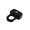 Streetwise Sting Ring stun gun shown in black with its circular grip design and activation button visible.