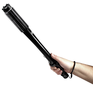 barbarian stun baton flashlight shown upright