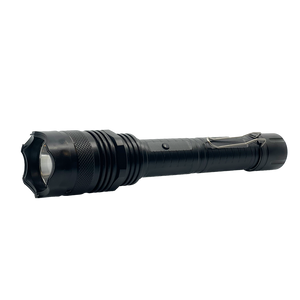 JOLT Tactical 95,000,000 volt stun flashlight with a full‑size aluminum body and textured grip