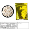 shelf‑stable freeze‑dried banana pouch displayed as part of a survival‑food assortment for long‑term storage