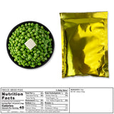 freeze‑dried peas survival‑food pouch shown with long‑shelf‑life packaging for emergency preparedness and pantry storage