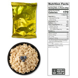 organic oatmeal survival‑food pouch shown with long‑shelf‑life packaging for emergency preparedness and everyday storage